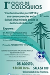 3º jornada: Contaminación por MP10 y sus consecuencias en la salud: Una Mirada desde la Justicia Ambiental.